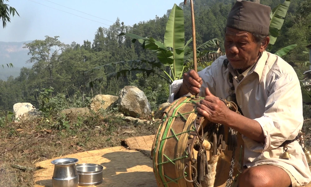 ‘छोनाम’ पर्व मनाउँदै चेपाङ समुदाय
